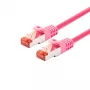 LOGON TCR66SS070M sieťový prepojovací kábel Cat6 S/FTP (S-STP), 7 m, magenta