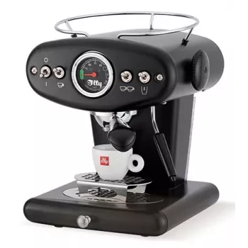 illy X1 Anniversary Machine na kávový prášok a E.S.E. pody (čierna)