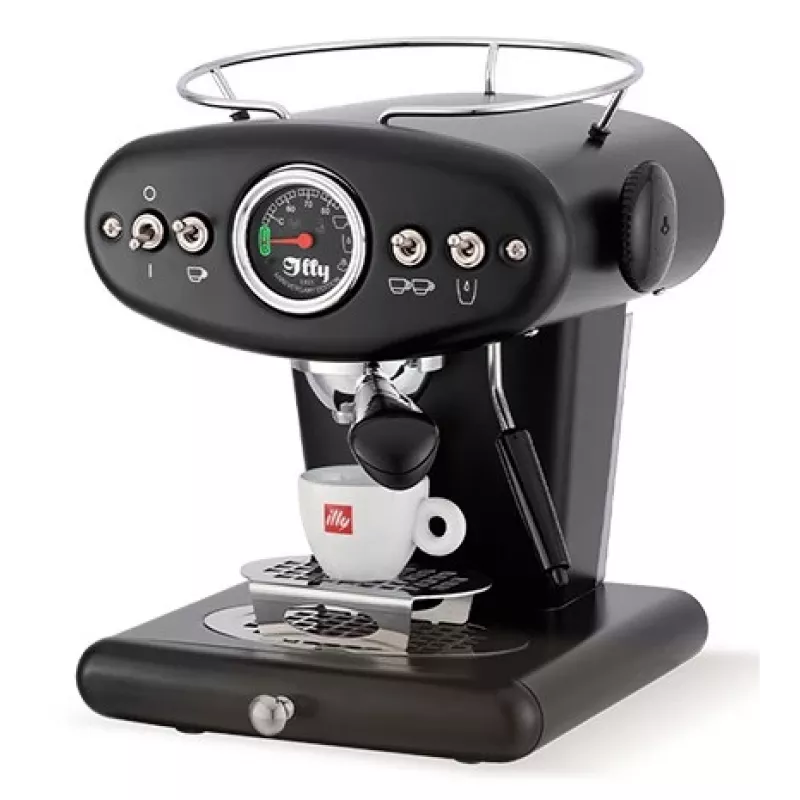 illy X1 Anniversary Machine na kávový prášok a E.S.E. pody (čierna)