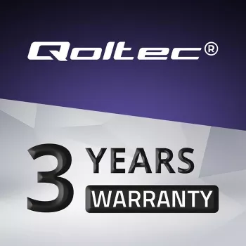 Qoltec 51025 napájací zdroj/napäťový menič interiérový čierny