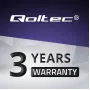 Qoltec 51025 napájací zdroj/napäťový menič interiérový čierny