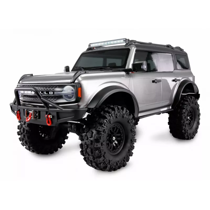 Rádiom ovládaný crawler Amewi AMXRock Caballo 4WD 1:10 metalická sivá