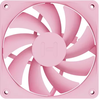 Počítačový chladiaci ventilátor HYTE FA12-SM-4 120 mm, 1500 ot/min, 72 m³/h, 1,6 mmH2O, FDB, ružový, 4 ks