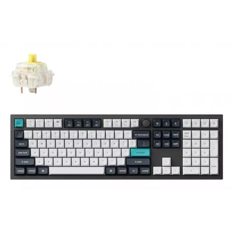 Mechanická klávesnica Keychron Q6 Max QMK VIA s Gateron Jupiter Switches, Full-Size-Layout