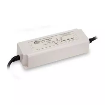 LED driver Synergy21 MEAN WELL LPV-150-24, 24V DC, 151,2W, AC 180–305V, 47–63Hz, 63×191×37,5 mm