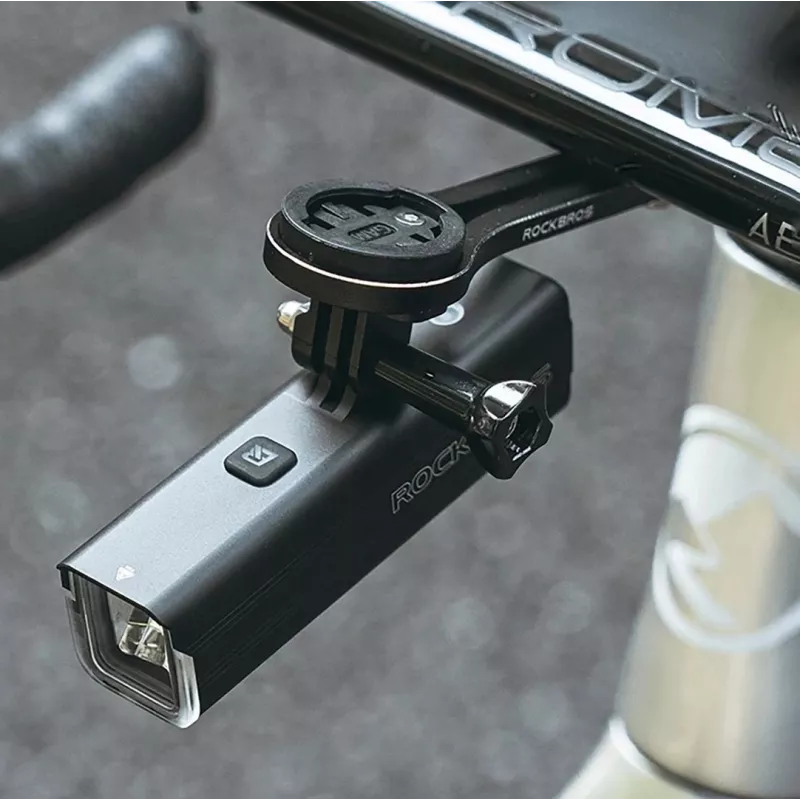 Rockbros RHL1500 predné svetlo na bicykel, 1500 lm, 5000 mAh, IPX6, čierne