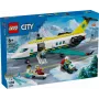 LEGO City Záchranné lietadlo 60465 – malá stavebná sada záchranného lietadla, 403 dielov, 4 minifigúrky, vek 6+