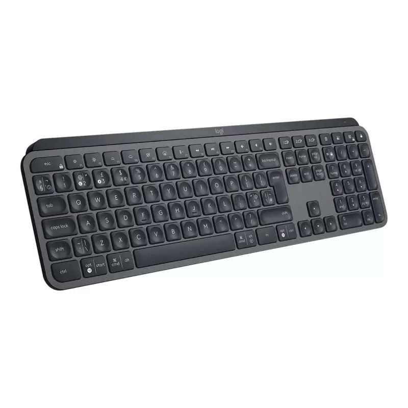 Logitech MX Keys for Business - klávesnica - podsvietená - bezdrôtová - Bluetooth, 2,4 GHz - QWERTY - GB - grafitová (920-010250)