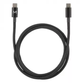 Kábel - USB C / USB C - 2M 100W - mäkké puzdro