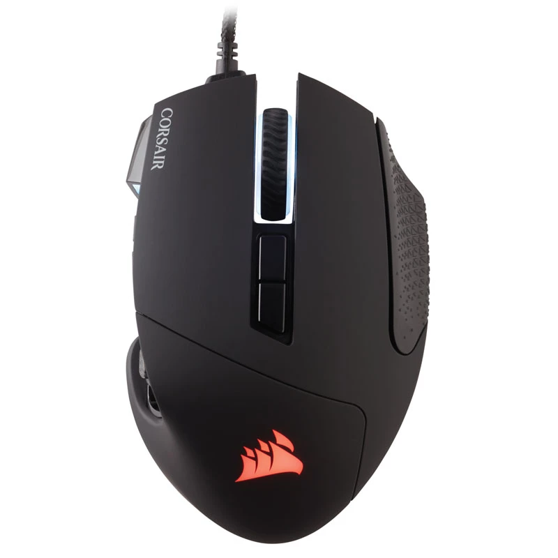 Corsair herná myš Scimitar RGB Elite, optická, káblová, 17 tlačidiel, 18000 dpi, čierna