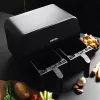 Teplovzdušná fritéza Petra PT4750BLKVDEEU7, dvojkomorová, objem 3,7 l, čierna