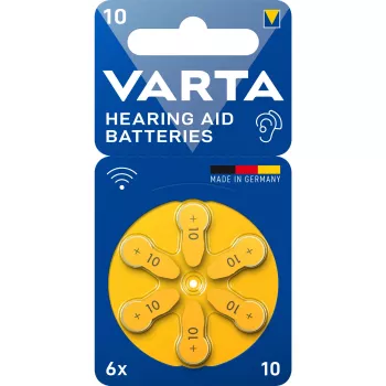 Jednorazová batéria Varta 10 PR70 zinko-vzduchová 3,5 mm výška 5,8 mm priemer