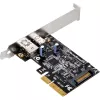SilverStone ECU03 - USB adaptér - PCIe 2,0 x2 Low Profile - USB-C 3,1 x 1 + USB-C x 1 (SST-ECU03)