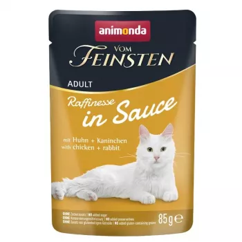 ANIMONDA VF Raffinesse v omáčke s kuracím a králičím mäsom 85g