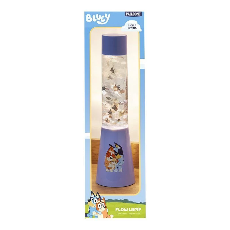 Stolná lampa Paladone Bluey GloBuddies Flow Lamp — LED nočná lampa s motívom postavy
