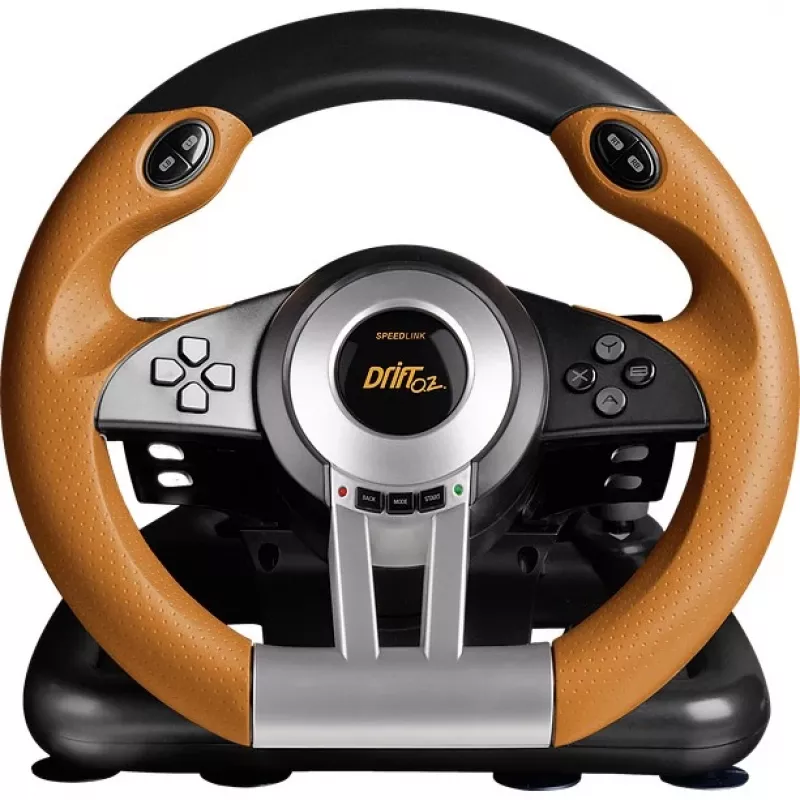 Volant + pedále Speedlink DRIFT O.Z. čierna sivá oranžová
