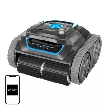 Wybot S1 bezdrôtový robot na čistenie bazéna — Wybot S1 robot na bazén, bezdrôtová prevádzka