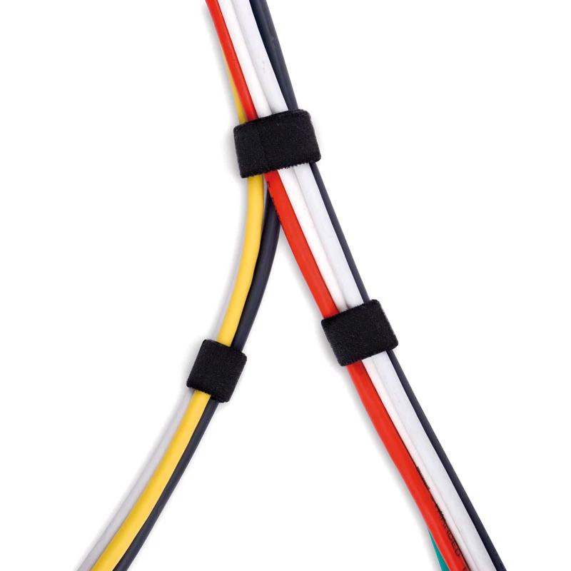 LABEL THE CABLE LTC PRO Roll Strap, obojstranná rolka suchého zipsu, 25 m čierna