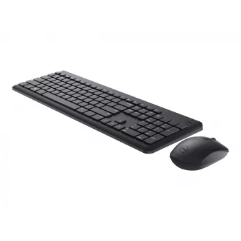 DELL klávesnica a myš - KM3322W - ukrajinská (QWERTY), plná veľkosť (100 %), bezdrôtová, RF Wireless, QWERTY, čierna, myš súčasťou