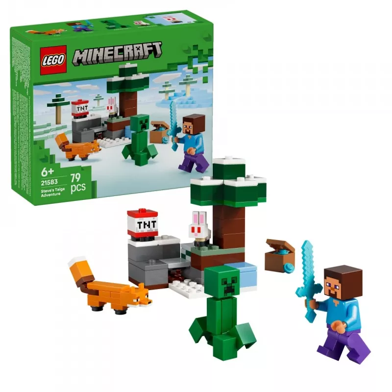 LEGO MINECRAFT 21583 Stevovo tajgové dobrodružstvo