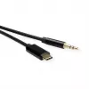 ROLINE adaptér USB-C na jack konektor - USB-C samec obojstranný na stereo mini jack konektor samec