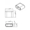 Ochranná krytka konektora samica DeLOCK 64008 USB Type-C čierna