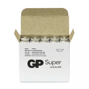 Alkalické batérie AAA GP Battery SUPER 1,5V — balenie 10 ks
