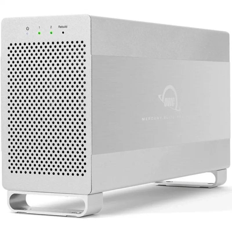 OWC Mercury Elite Pro Dual biela – externé puzdro pre 2× 3,5-palcové SATA pevné disky, RAID 0/1/SPAN, USB Type-B