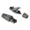 Sieťový kábel DeLOCK RJ45 samec Cat.8.1 STP bez nástrojov čierny