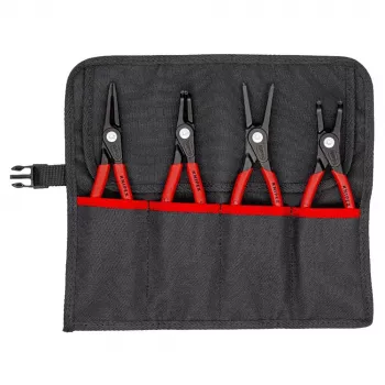 Kliešte na poistné krúžky Knipex 00 19 57 V01 červená rukoväť