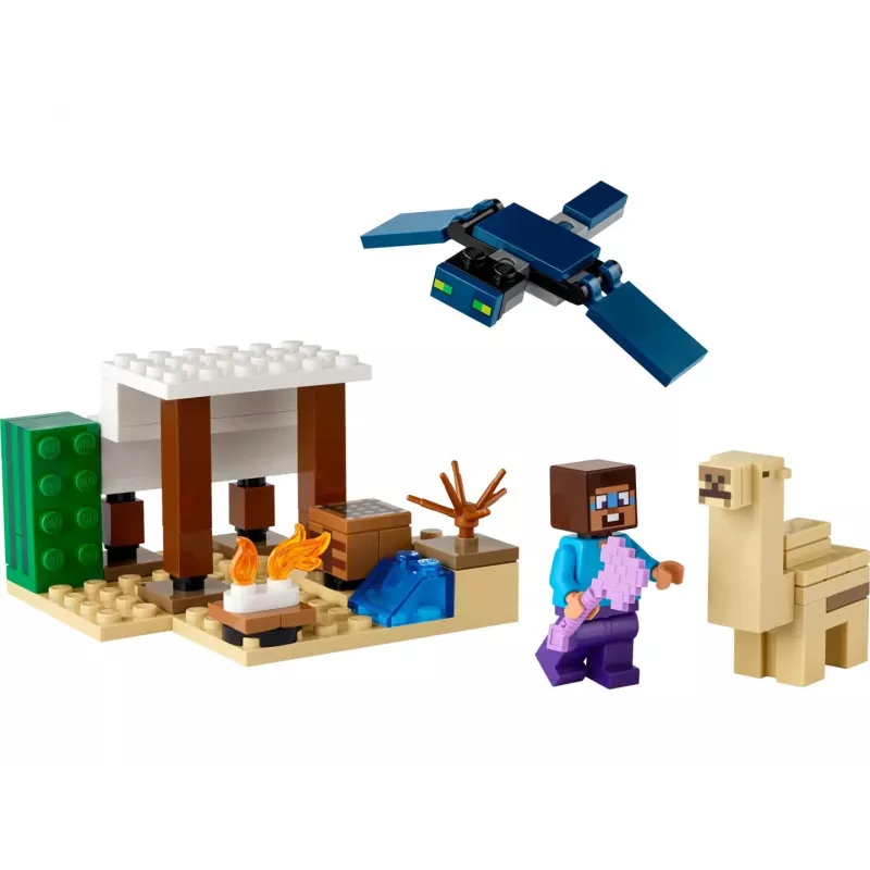 LEGO Minecraft 21251 Stevova púštna expedícia hračka biom stavebnica