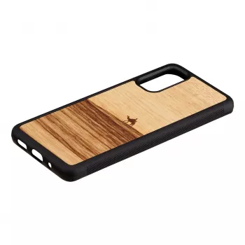 Puzdro na smartfón Man and Wood Galaxy S20 Terra čierna – ochranné puzdro pre Samsung Galaxy S20