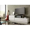 Cama TV skrinka SIGMA 3 180 biela/biela lesklá + dub Sonoma