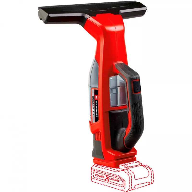 Einhell BRILLIANTO vysávač na okná 0,3 l čierna, červená