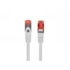 LANBERG Cat6 F/UTP (FTP) sieťový kábel, RJ-45–RJ-45, 10 m, sivý
