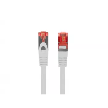LANBERG Cat6 F/UTP (FTP) sieťový kábel, RJ-45–RJ-45, 10 m, sivý