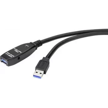 Renkforce RF-4598344 USB kábel 5 m USB 3.2 Gen 1 (3.1 Gen 1) USB A čierny (RF-4598344)