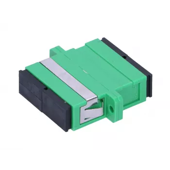 Extralink SC/APC Duplex adaptér, Singlemode, zelený
