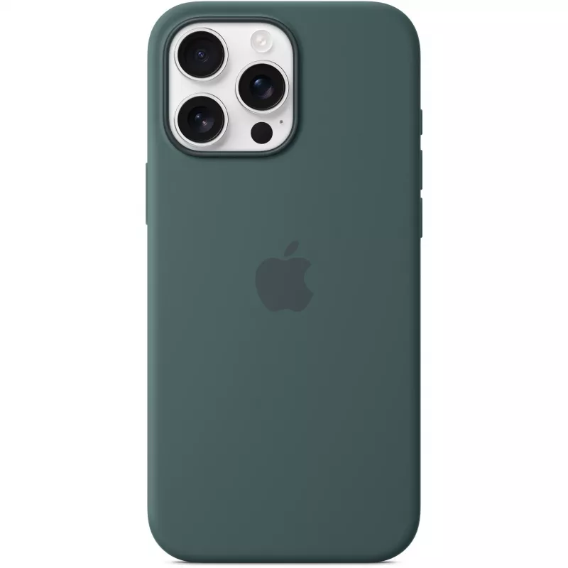 Silikónové puzdro s MagSafe pre iPhone 16 Pro Max – morská zelená