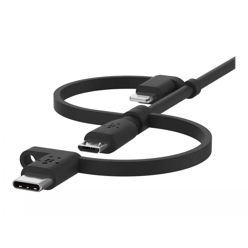 Belkin univerzálny kábel Lightning/Micro/USB-C