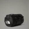 Duffel bag The North Face Base Camp S — 50 L, nylon/polyester, čierna/biela
