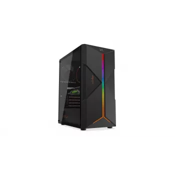 Krux ASTRAL - PC - čierna - ATX - micro ATX - Mini-ITX - Gaming - 15,9 cm - 29 cm