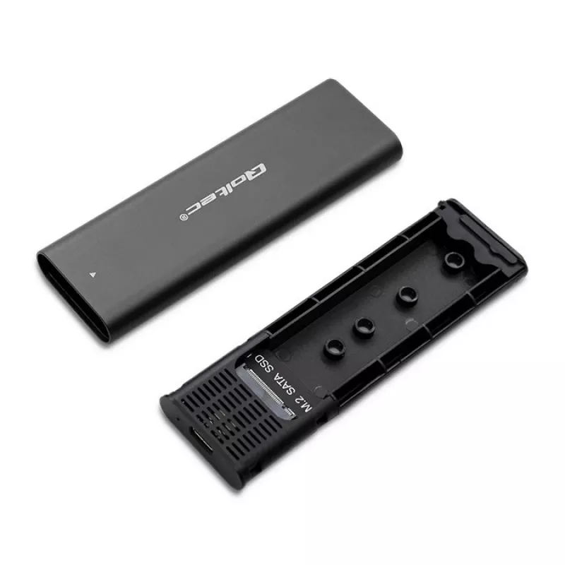 Puzdro na disky M.2 SATA SSD | NGFF | USB Type-C