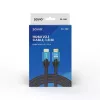 HDMI kábel Savio CL-142 v2.1 1,8 m, HDMI Type-A konektor samec–samec, pozlátené kontakty, čierny/modrý