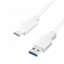 USB kábel LogiLink CU0174 USB 3.2 Gen 1 1m USB A USB C biely