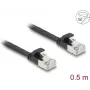 Delock 81162 Ethernet patch kábel čierny