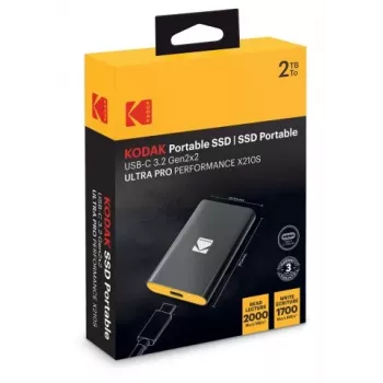 Prenosný SSD Kodak X210 S 3.2 Gen2 2 TB EKSSD2TX210SK