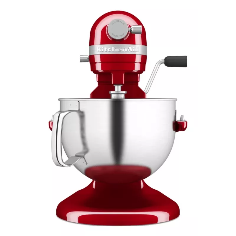 KitchenAid 5KSM60SPXEER kuchynský robot 375 W sivá, červená, nerezová oceľ