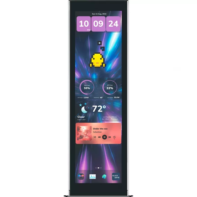 HYTE Y70 Touch Display Upgrade Pitch Black, dotykový displej 36,8 cm (14,5"), čierna