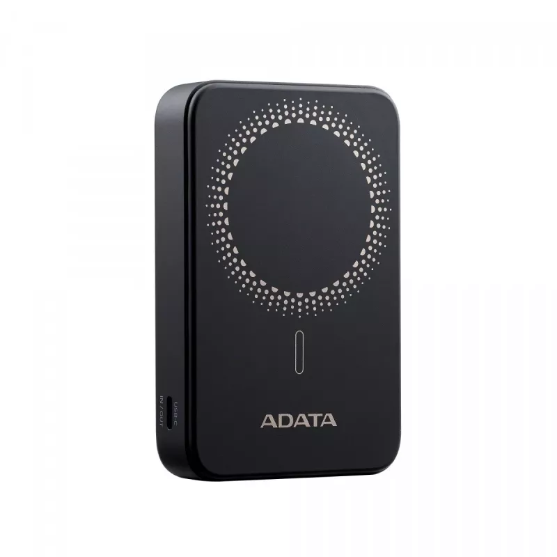 ADATA PR100-12BK powerbanka lítium-polymérová (LiPo) 10000 mAh bezdrôtové nabíjanie čierna